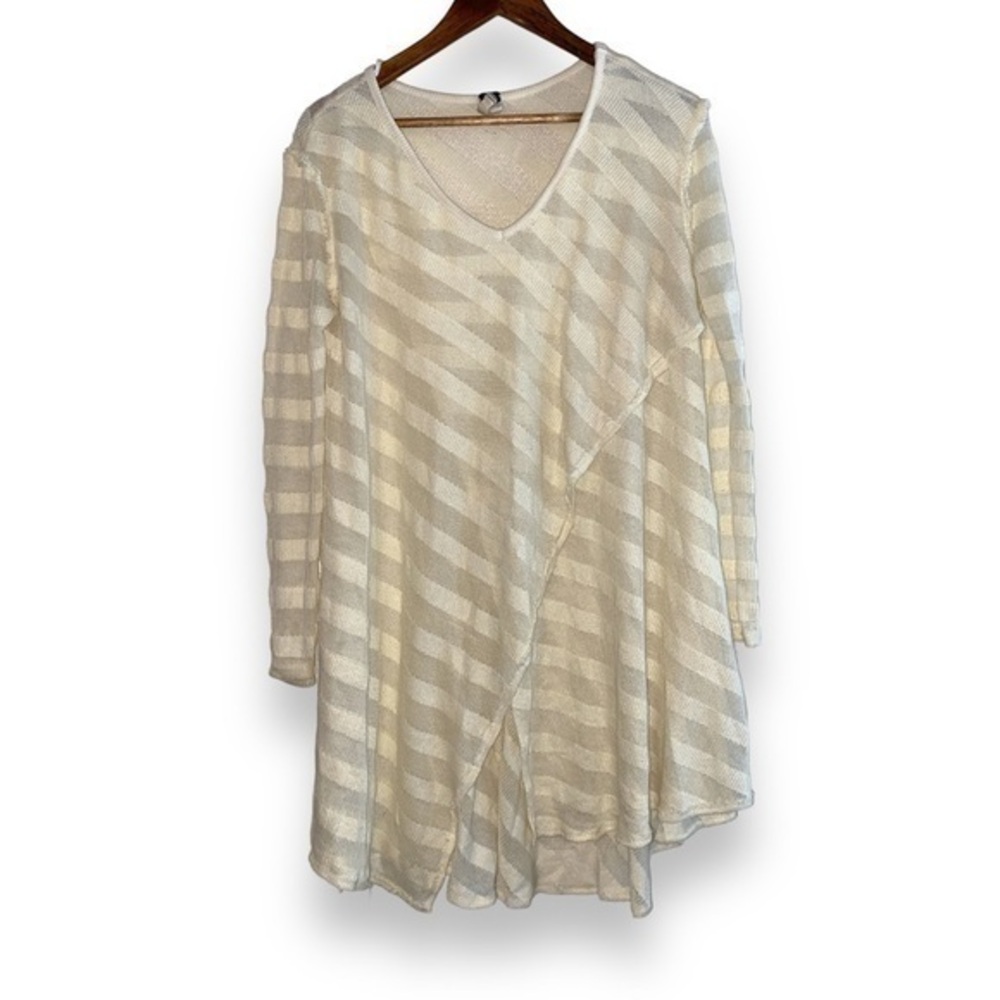 Free People faux wrap knit tunic SIZE SMALL
